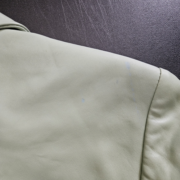 NWOT - Leather Terry Lewis Green Jacket - Soft & Supple - Size 1X - Picture 12 of 12